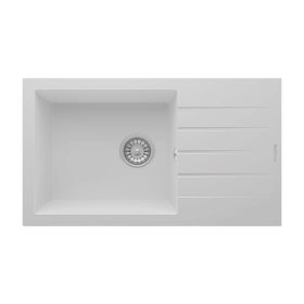 RealStone P010 Assos 76 Xl Beyaz Granit 76X43.5 cm Mutfak Eviyesi