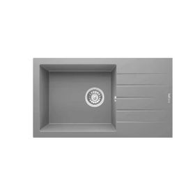 RealStone P010 Assos 76 Xl Gri Granit 76X43.5 cm Mutfak Eviyesi