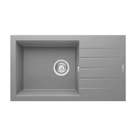 RealStone P010 Assos 76 Xl Gri Granit 76X43.5 cm Mutfak Eviyesi