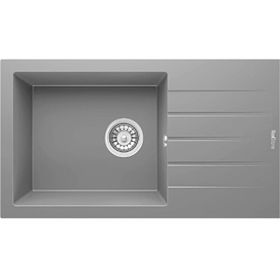 RealStone P010 Assos 76 Xl Gri Granit 76X43.5 cm Mutfak Eviyesi