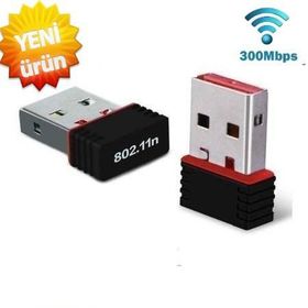 Realtek 300 Mbps USB Wireless Nano Ağ Adaptörü