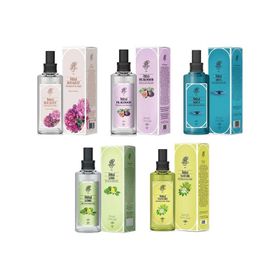 Rebul 100 ml 5'li Set Bouquet + Fig Blossom+Aqua + Lime + Nature Sprey Kolonya