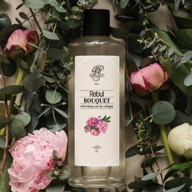 Rebul 250 ml Bouquet Cam Şişe EDC Kolonya