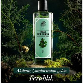 Rebul 250 ml Pine Forest Cam Şişe EDC Kolonya