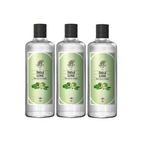 Rebul 3x270 ml 80 Derece Lime Kolonyası
