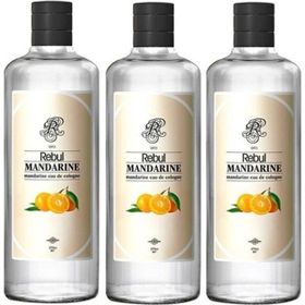Rebul 3x270 ml Mandarine Kolonyası Cam Şişe