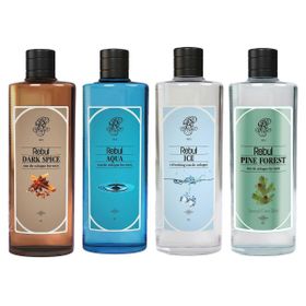Rebul 4 x 250 ml Aqua + Dark Spice + Ice + Pine Kolonya