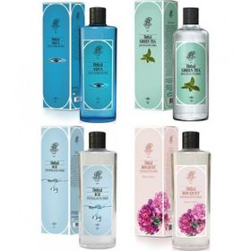 Rebul 4x270 ml Bouquet + Aqua + Green Tea + Ice Kolonya