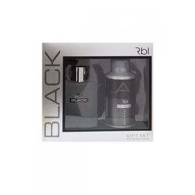 Rebul 90 ml Black Set Parfüm+150 ml Deodorant Spray