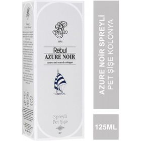 Rebul Azure Noir 125 ml Spreyli Pet Şişe Kolonya