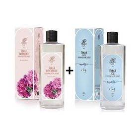 Rebul Bouquet 270 ml Cam Şişe Kolonya + Rebul Ice 270 ml Kolonya