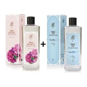 Rebul Bouquet 270 ml Cam Şişe Kolonya + Rebul Ice 270 ml Kolonya