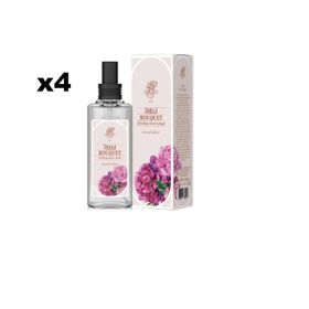 Rebul Bouquet Kolonya 100 ml x 4 Sprey Cam Şişe