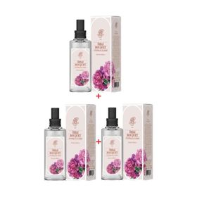 Rebul Bouquet Şakayık Buketi 3x100 ml Cam Kolonya