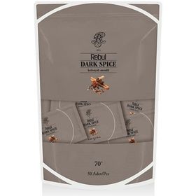 Rebul Dark Spice Poşet 50'li Kolonyalı Mendil