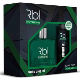 Rebul Extreme EDT 100 ml Erkek Parfümü + Duş Jeli 200 ml Seti