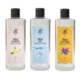 Rebul Ice 250 ml + Jasmine 250 ml + Lavanta 250 ml Kolonya