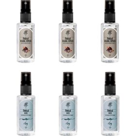 Rebul Ice 3x50 ml Kolonya + Dark Spice 3x50 ml Kolonya