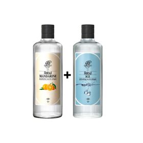 Rebul Mandarine Kolonyası Cam Şişe 270 ml + 270 ml Ice Kolonya Cam Şişe