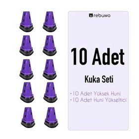 Rebuwo 10 Adet Modüler Kuka Seti