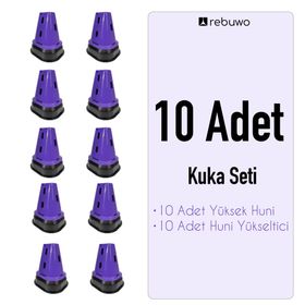Rebuwo 10 Adet Modüler Kuka Seti