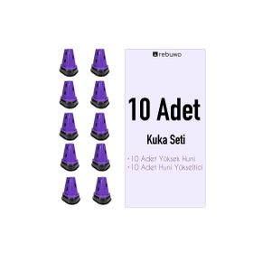 Rebuwo 10 Adet Modüler Kuka Seti