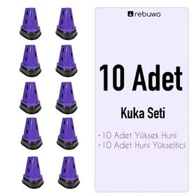 Rebuwo 10 Adet Modüler Kuka Seti