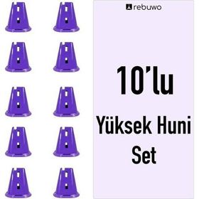 Rebuwo 10 Adet Yüksek Antrenman Huni Seti