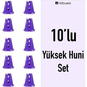 Rebuwo 10 Adet Yüksek Antrenman Huni Seti
