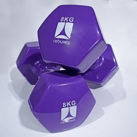 Rebuwo 2x8 kg Mor Vinyl Dambıl