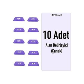 Rebuwo Alan Belirleyici 10 Adet Antrenman Çanağı