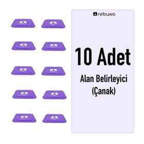 Rebuwo Alan Belirleyici 10 Adet Antrenman Çanağı