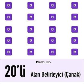 Rebuwo Alan Belirleyici 20 Adet Antrenman Çanağı