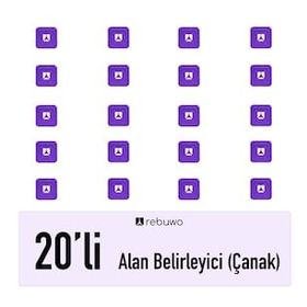 Rebuwo Alan Belirleyici 20 Adet Antrenman Çanağı