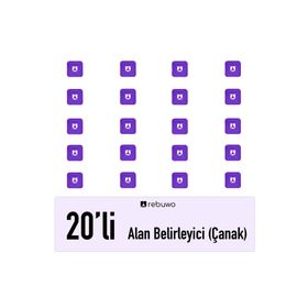 Rebuwo Alan Belirleyici 20 Adet Antrenman Çanağı