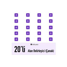 Rebuwo Alan Belirleyici 20 Adet Antrenman Çanağı