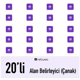 Rebuwo Alan Belirleyici 20 Adet Antrenman Çanağı