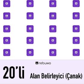 Rebuwo Alan Belirleyici 20 Adet Antrenman Çanağı