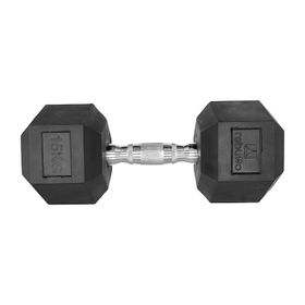 Rebuwo Kauçuk Kaplama Altıgen 15 kg Hex Dambıl