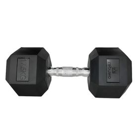 Rebuwo Kauçuk Kaplama Altıgen 17.5 kg Hex Dambıl