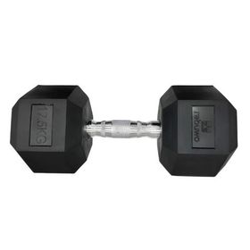 Rebuwo Kauçuk Kaplama Altıgen 17.5 kg Hex Dambıl