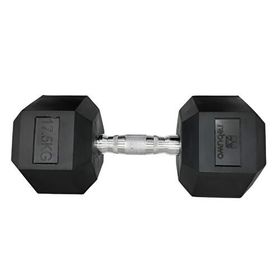 Rebuwo Kauçuk Kaplama Altıgen 17.5 kg Hex Dambıl