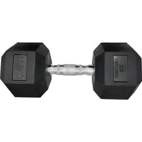 Rebuwo Kauçuk Kaplama Altıgen 17.5 kg Hex Dambıl