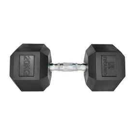 Rebuwo Kauçuk Kaplama Altıgen 20 kg Hex Dambıl