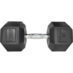 Rebuwo Kauçuk Kaplama Altıgen 20 kg Hex Dambıl