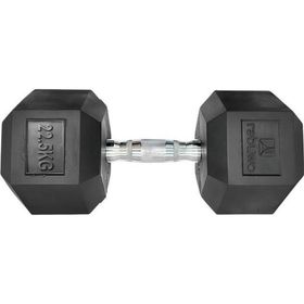 Rebuwo Kauçuk Kaplama Altıgen 22.5 kg Hex Dambıl