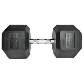 Rebuwo Kauçuk Kaplama Altıgen 32.5 kg Hex Dambıl