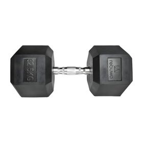 Rebuwo Kauçuk Kaplama Altıgen 32.5 kg Hex Dambıl
