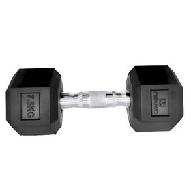 Rebuwo Kauçuk Kaplama Altıgen 7.5 kg Hex Dambıl