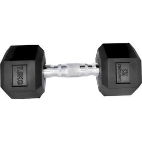 Rebuwo Kauçuk Kaplama Altıgen 7.5 kg Hex Dambıl